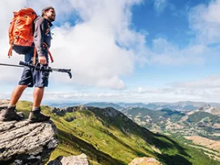 Randonneur dans le Sancy - GRohart