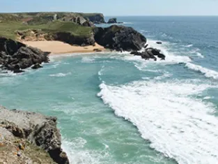 Belle île en mer - bretagne falaises belle-ile-en-mer en bretagne