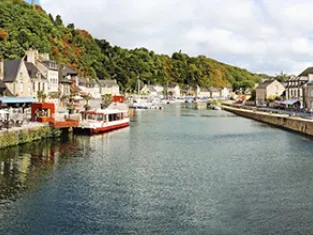 La vallée de la Rance à Dinan 