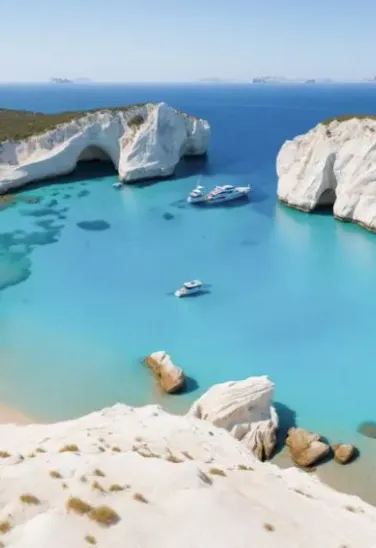 falaises blanches sarakiniki Grèce cyclades sifnos milos